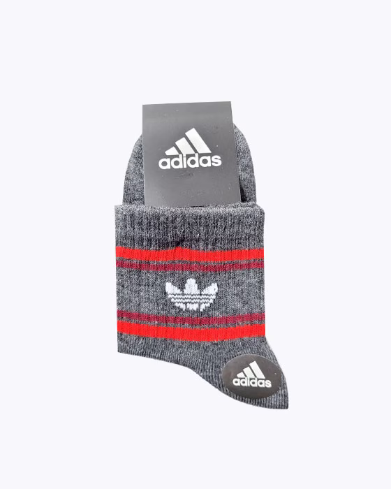 جوراب پسرانه طرح سه خط adidas